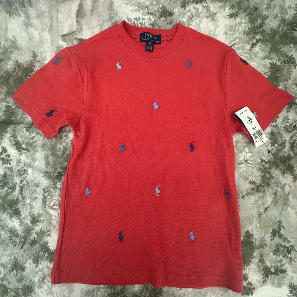 Polo kids Red Short Sleeve Tee size S/8